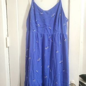 Old Navy summer dress,  gorgeous blue